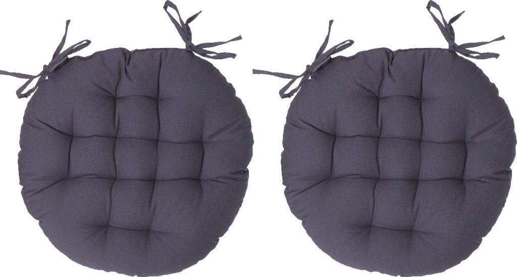 Eazy Living Stuhlkissen Lys Grau - 38 cm x 38 cm - 4 Stück