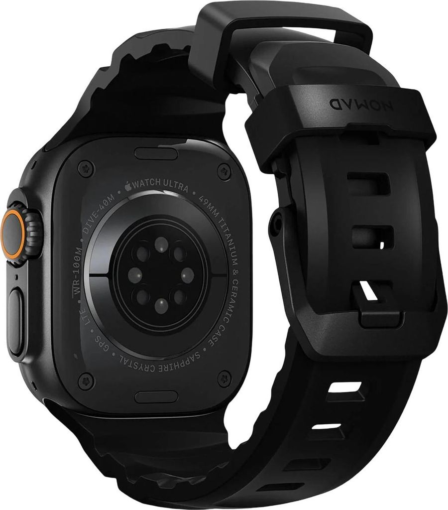 Nomad Rocky Point Band, Band, Smartwatch, Czarny, Apple, Zdjęcie produktu 