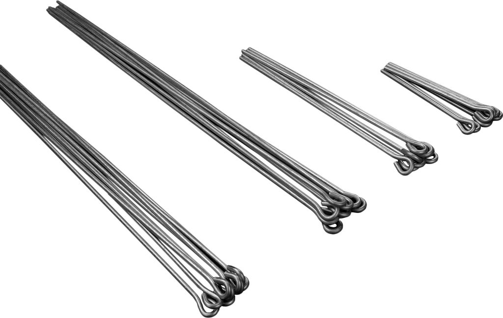 HEXIM Ösendraht & Schnellabhänger für CD 60/27 - Trockenbau Rigips Decke abhängen Ösendrähte 4mm (10 Stück Ankerschnellabhänger)