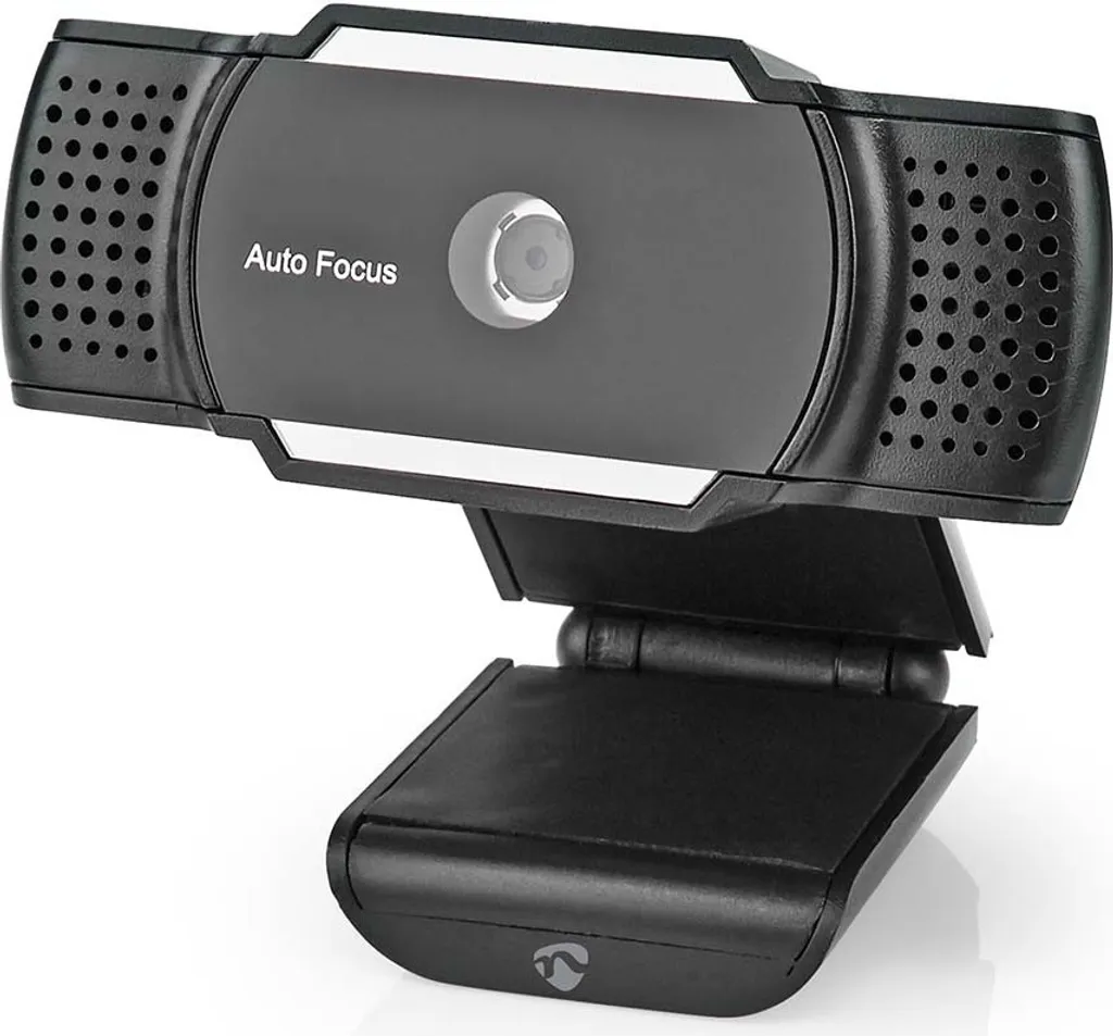 Webcam Autofocus 2K avec Micro, Caméra de Streaming USB 30fps - Noir