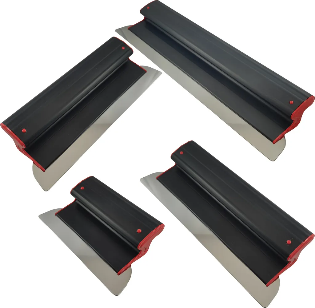 Set di 4 spatole per superfici con lama flessibile ultraleggera e manico in plastica da 0,3 mm ERGO
