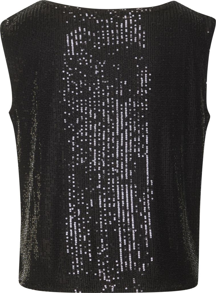 LASCANA Paillettenshirt schwarz Größe 32/34