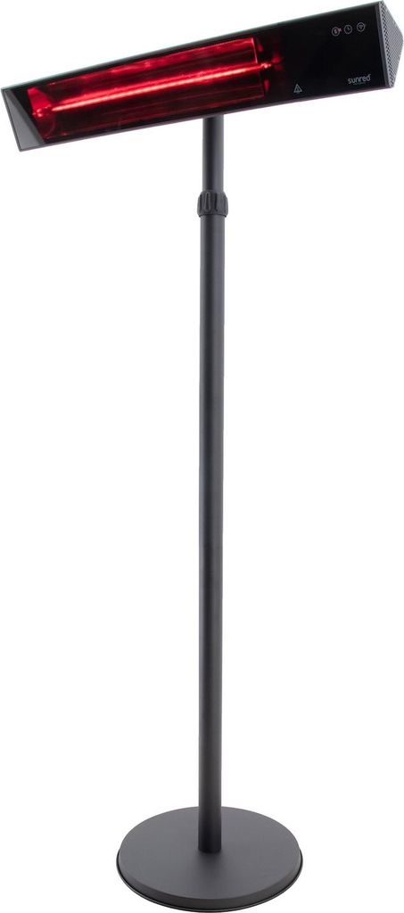 SUNRED Smart Heater Proglax Gastro Standing Black 2000 W Heizstrahler stehend