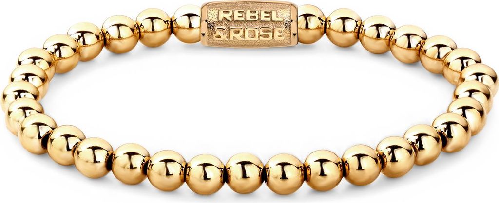 Rebel & Rose Armband Yellow Gold Only RR-60046-G-M Uni