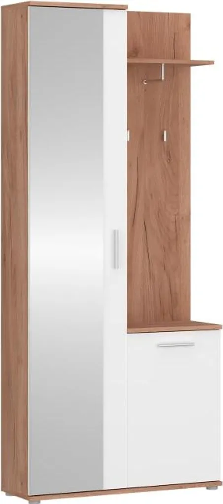 Armoire pour entrée Intra en bois de chêne - Meuble de rangement moderne