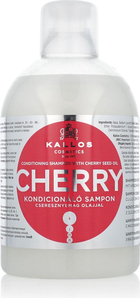 Kallos KJMN Cherry Conditioning Shampoo, 1000 ml, Šampon, Obrázek produktu 