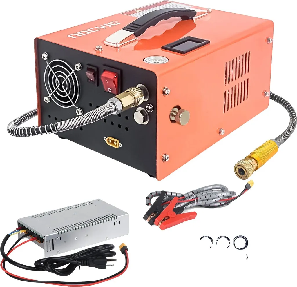 Compresseur d'Air Haute Pression Sans Huile - Modèle Pro 110V 300 Bar