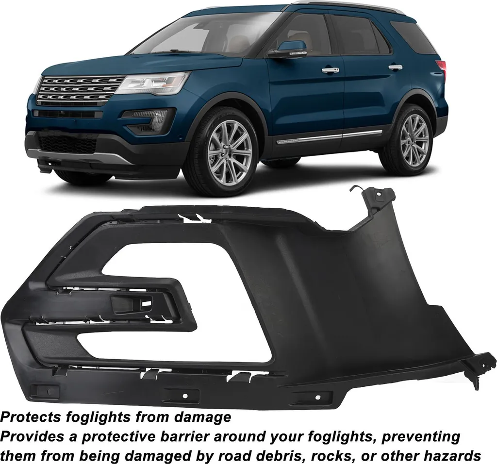 Grille de phare antibrouillard droite pour rénovation de Explorer 2016-2018
