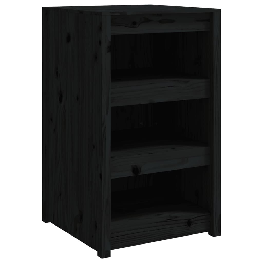 vidaXL Armoire de cuisine d'extérieur noir 55x55x92 cm pin Image du produit 