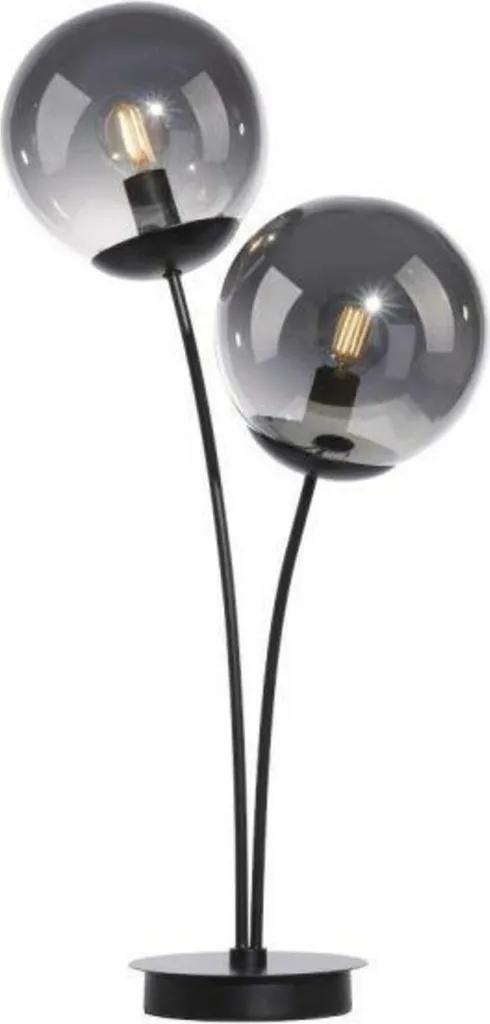 Lampe de table verre fumé noir 60 cm : fini les lumières éblouissantes