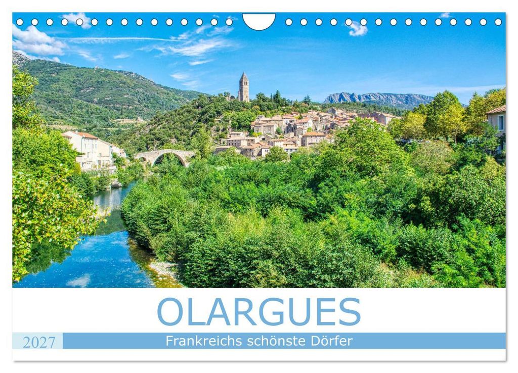 Frankreichs schönste Dörfer - Olargues (Wandkalender 2027 DIN A4 quer), CALVENDO Monatskalender