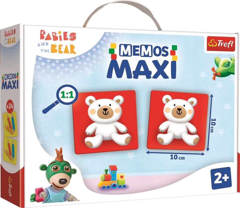 TREFL Memos Maxi Baby und Bear Game 02332 Trefl