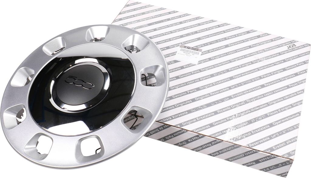 Original Fiat Radkappe Radzierblende 14 Zoll Silber für 500 Produktbild 