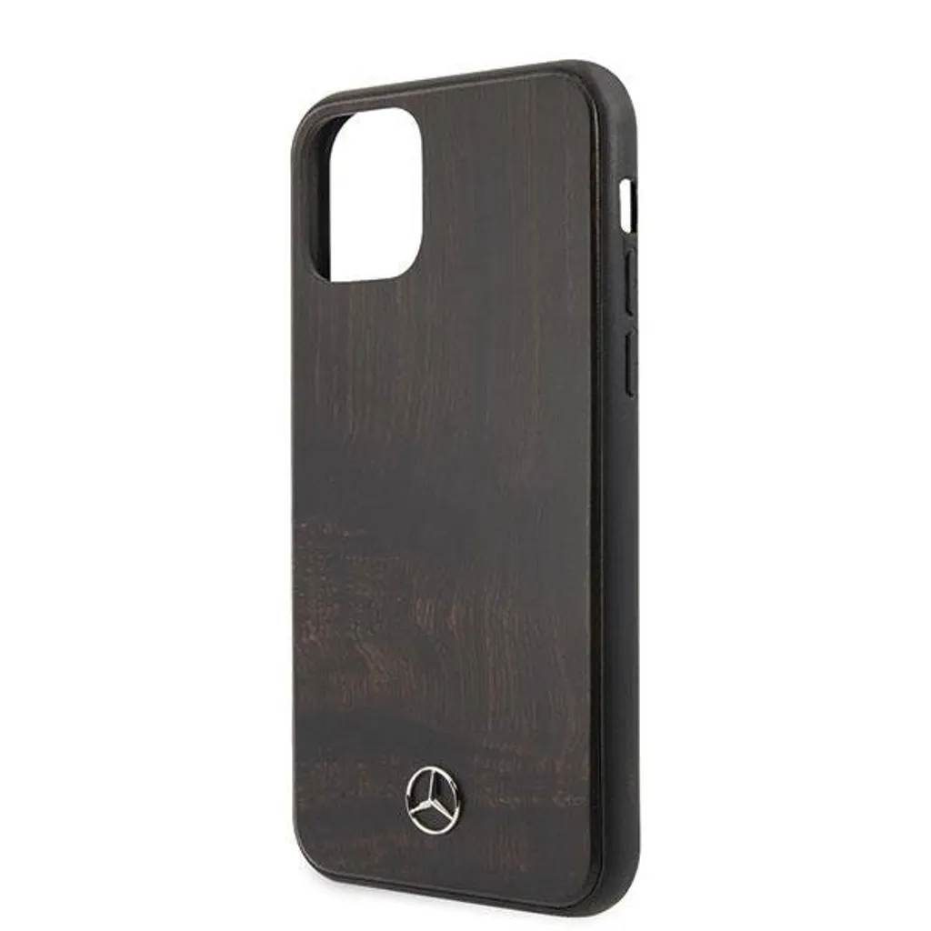 Cover iPhone 11 Pro Max Mercedes Wood Line | Palissandro Marrone - 3