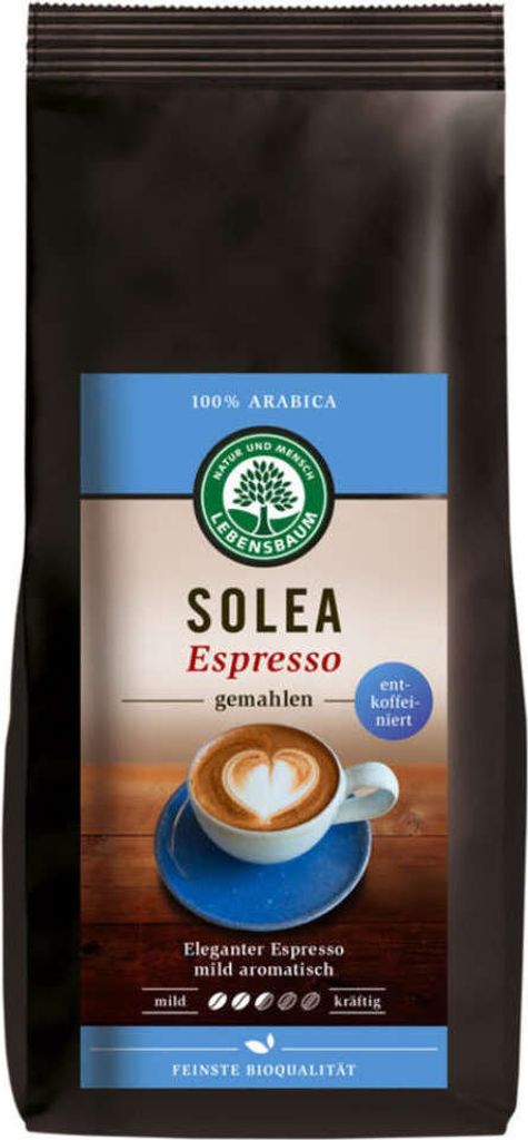 Espresso - emozioni/Solea macinato decaffeinato 250g Immagine del prodotto 
