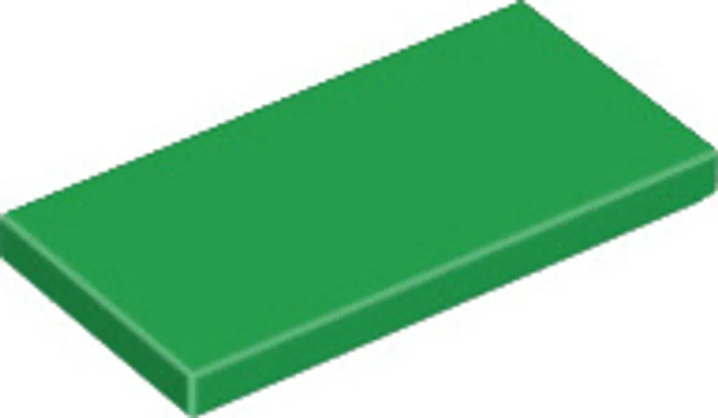 250 pièces LEGO 87079 vertes : tuiles plates 2x4 pour vos constructions - 2
