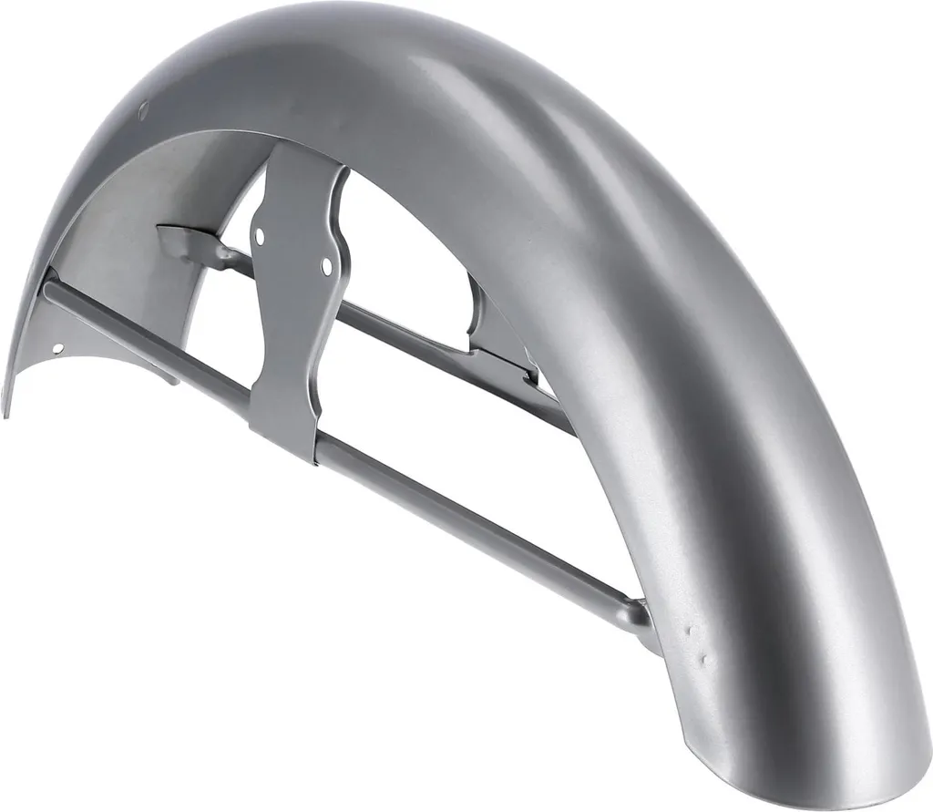 Garde-boue de moto Simson S50 argenté thermolaqué avec entretoise