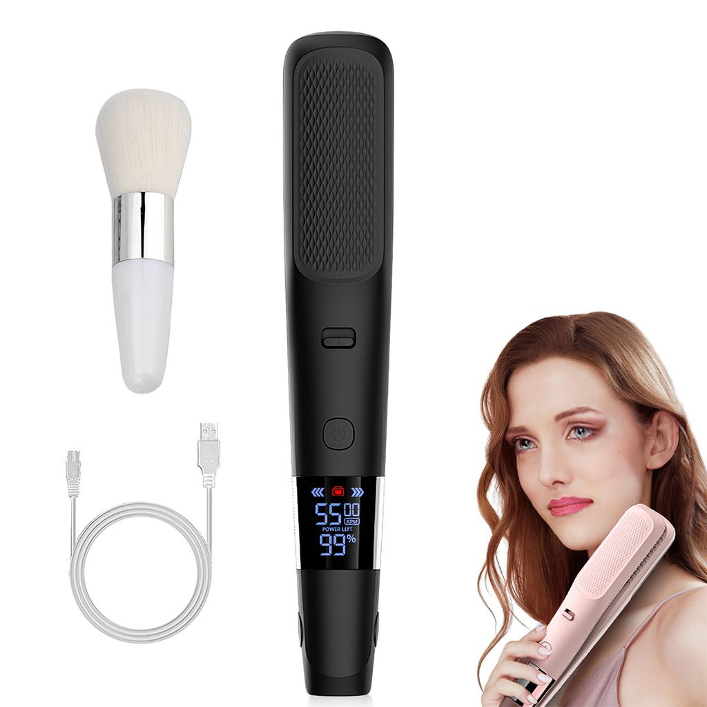 Kabellose elektrische Haarschneidebürste – tragbarer Spliss-Trimmer für Damen, schonender Haartrimmer zur Pflege und Entfernung von Spliss