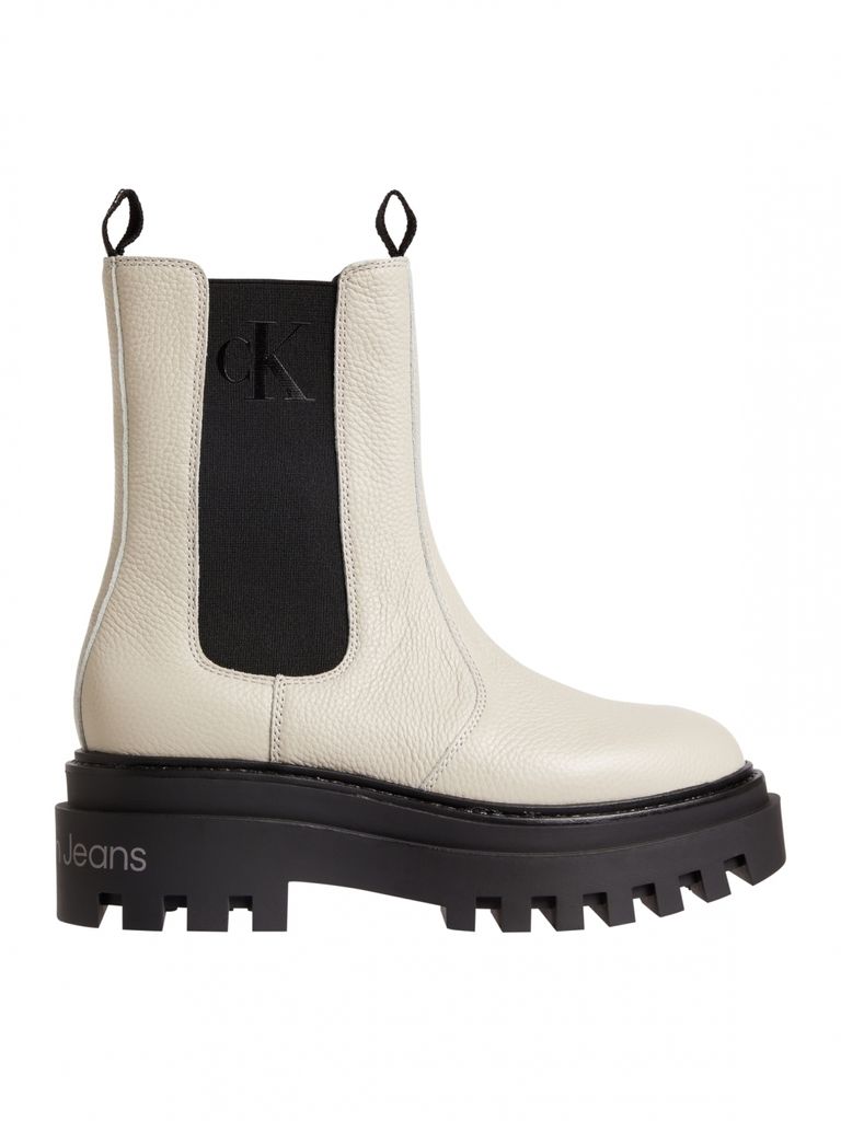 Calvin Klein Damen Stiefeletten YW0YW00743 ACF Farbe: Beige Produktbild 