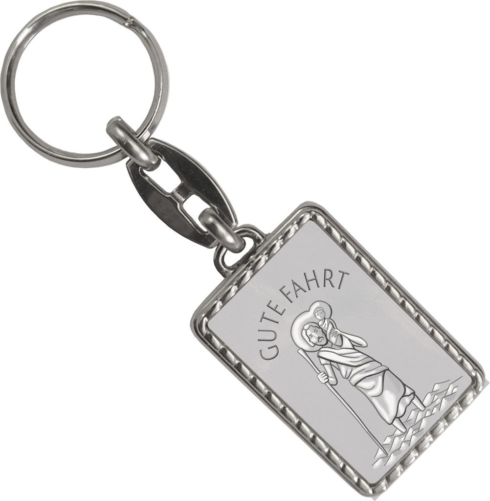 Heiliger Christophorus - Gute Fahrt silber Produktbild 