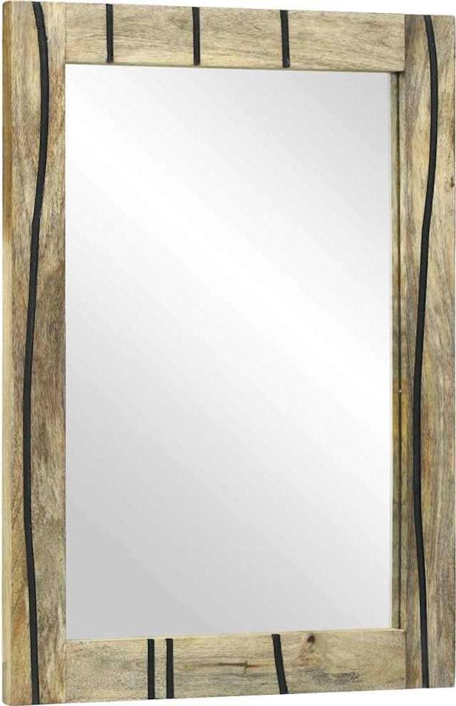Kúpeľňové zrkadlo Obdĺžnikový Prírodná 50 x 2,5 x 70 cm Obrázok produktu 