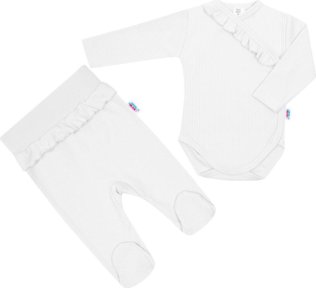 2-teiliges Säuglings-Set New Baby Stripes Weiß, Gr. 86 (12-18m)