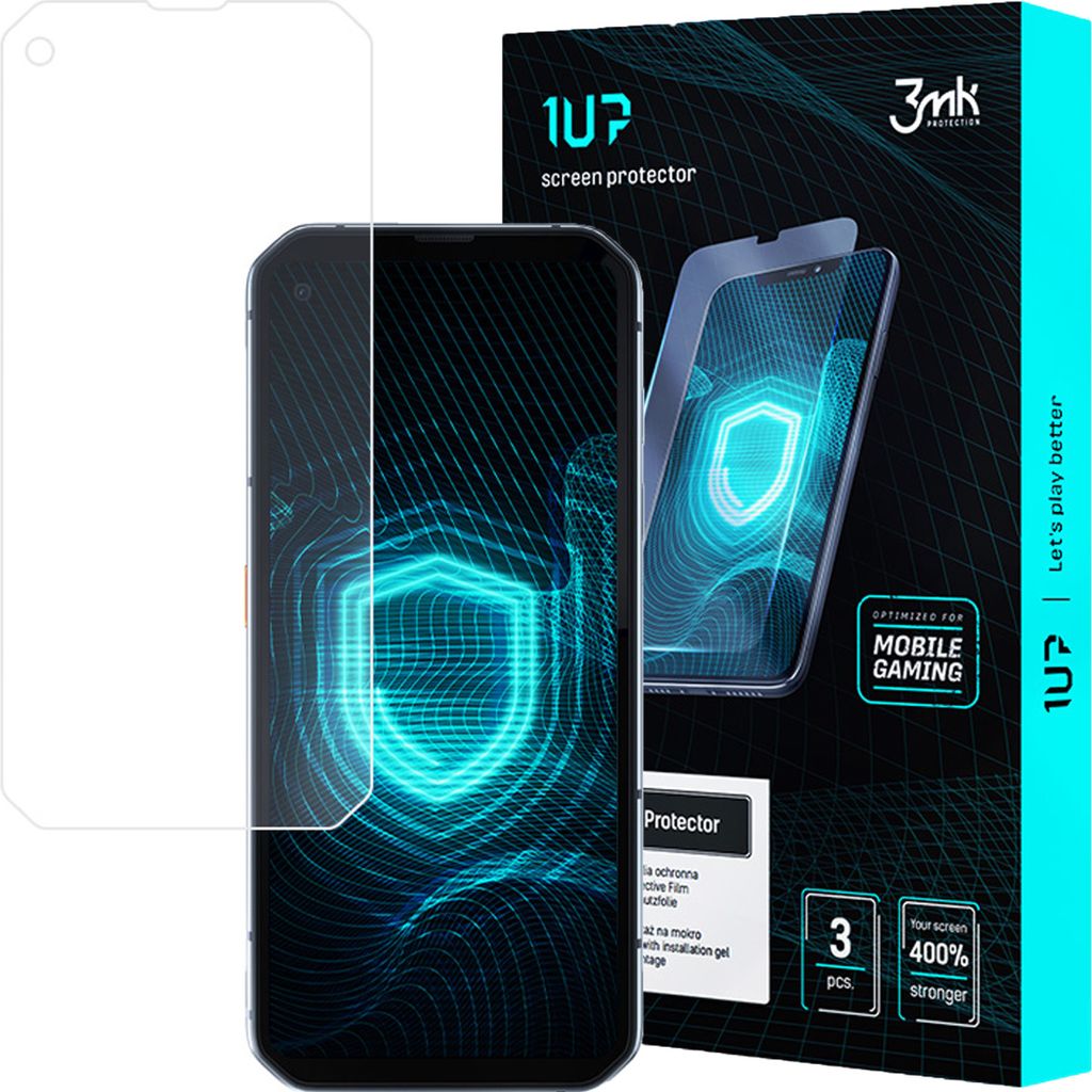 3mk Display Schutzfolie 1UP für Blackview BL6000 Pro 5G transparent Gaming (3 Stück)