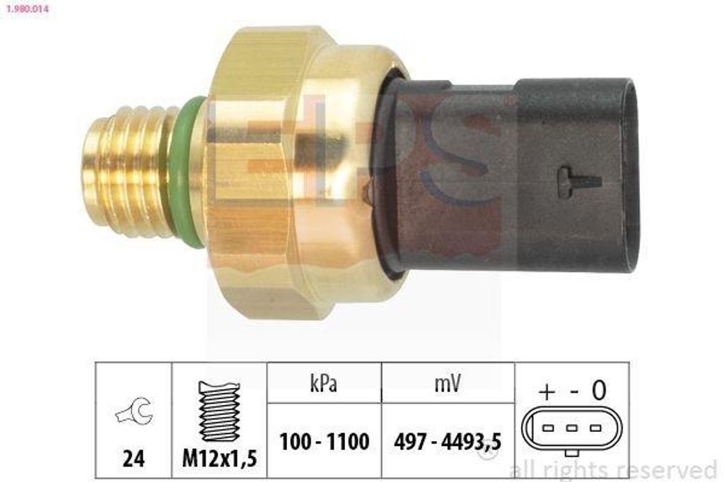 EPS Öldrucksensor Öldrucksensor 1.980.014 für FORD Focus Mk4 Turnier (HP)