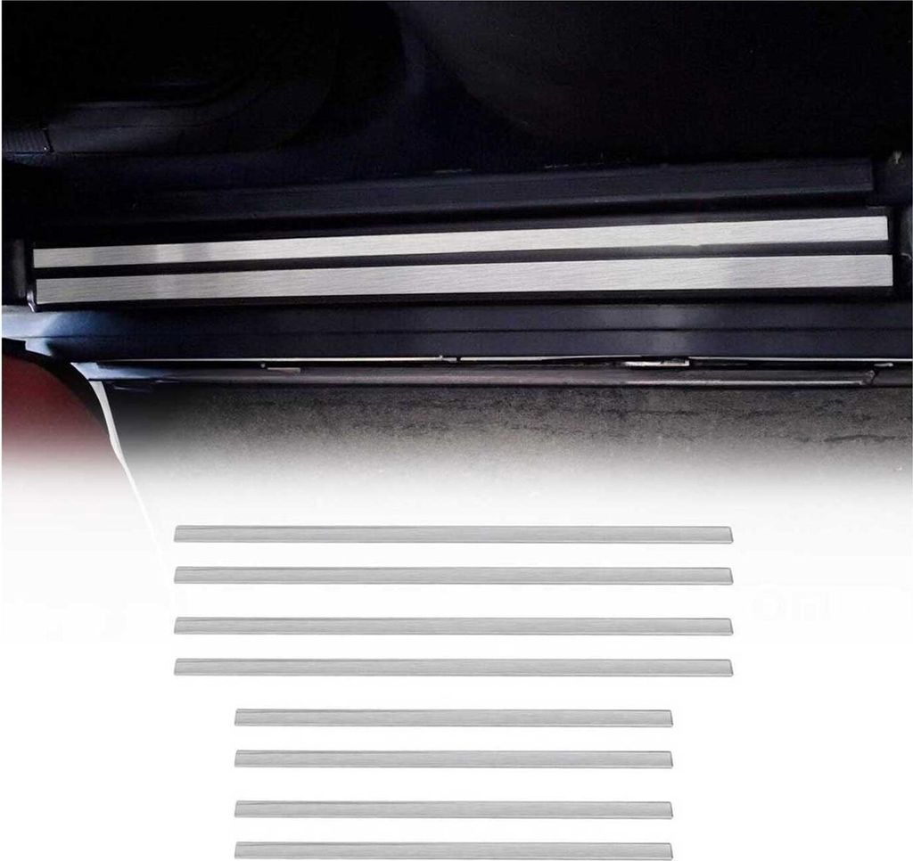 Einstiegsleisten für Mercedes E Klasse W210 1995-2003 Chrom Gebürstet 8x