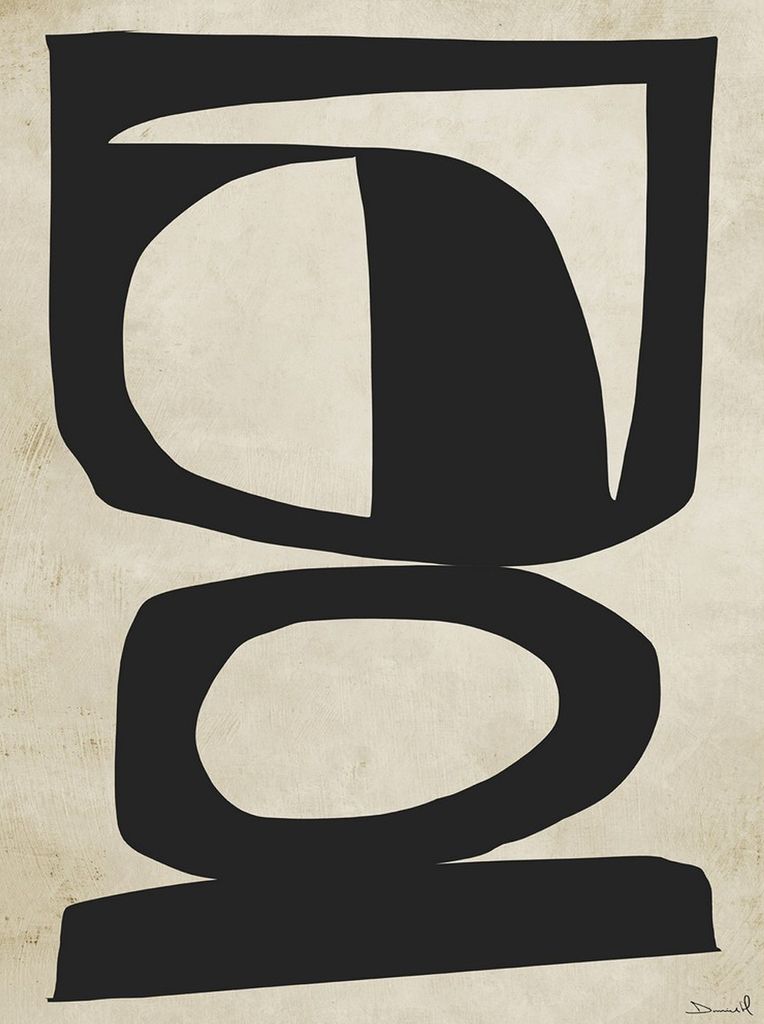 Dan Hobday - bedruckt "Chances" PM5488 (80 cm x 60 cm) (Schwarz/Weiß)