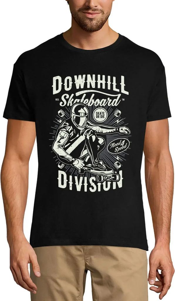 Herren Grafik T-Shirt Downhill-Skateboard-Abteilung skate or die - skater – Downhill Skateboard Division Skate Or Die - Skater – Öko-Verantwor...