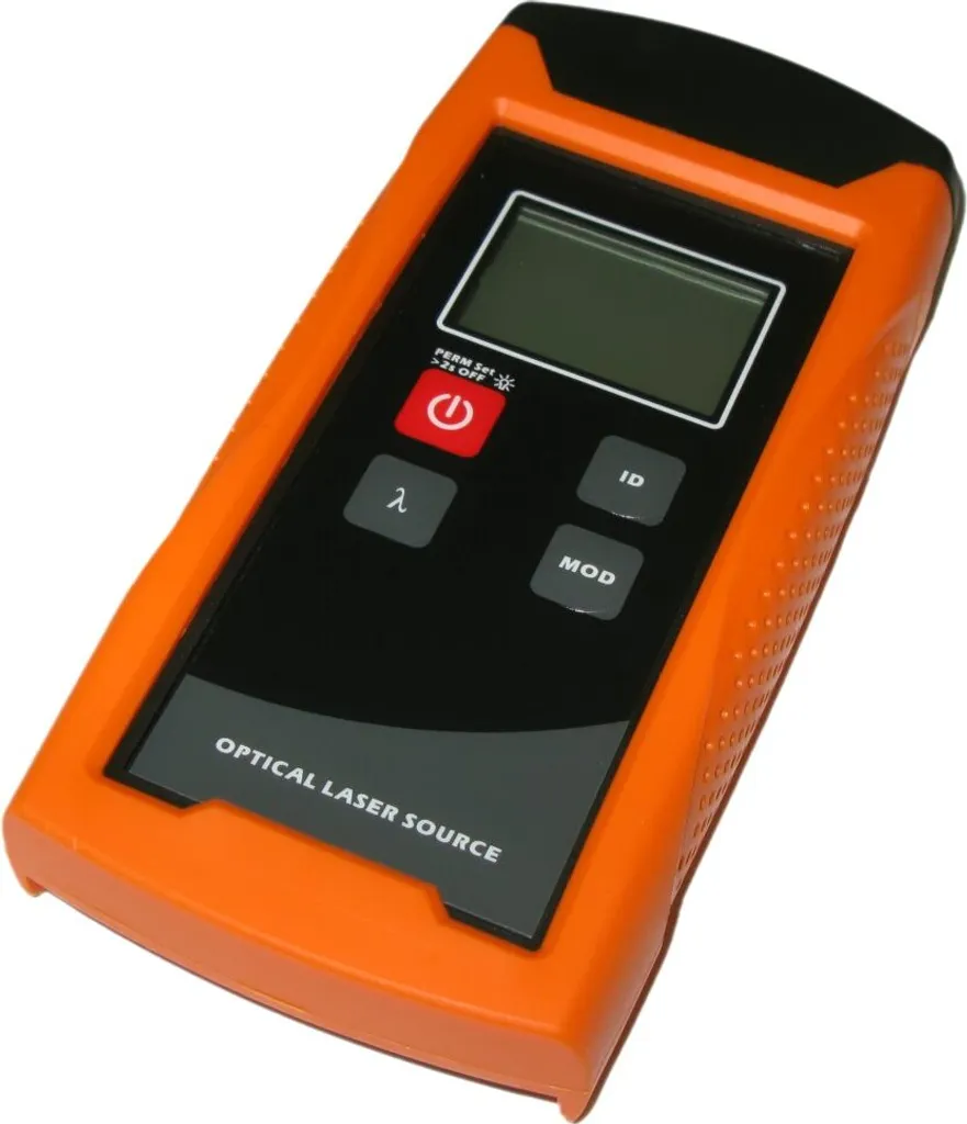 Testeur source laser fibre optique 1310/1550nm pour installation de réseaux