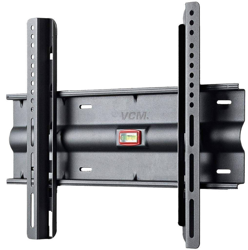 VCM Universal TV Wandhalterung 22-40 Zoll bis 35 kg | VESA bis max. 400x300 | Halter Fernsehhalter mit Wasserwaage flach starr | Fernseh Halterung ...