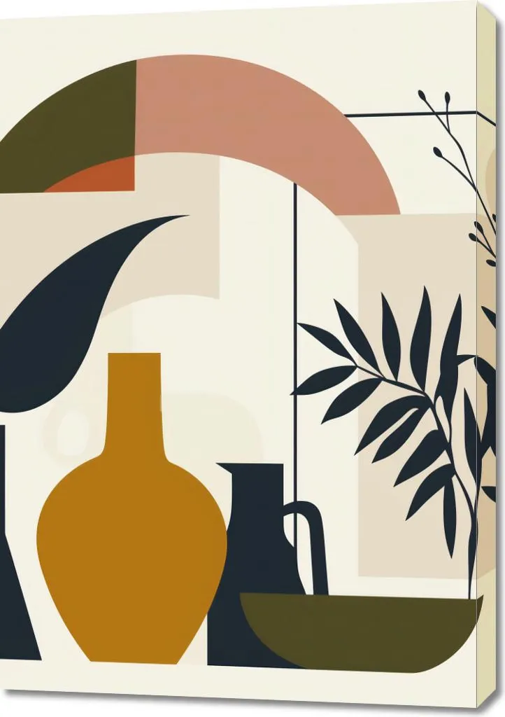 Affiche Décorative 70x100 cm Forme du Style - Poster Mural Moderne