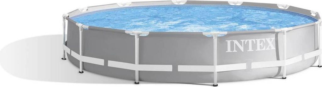 Intex Frame Pool Set Prism Rondo mit Zubehör, 457 x 107 cm Produktbild 