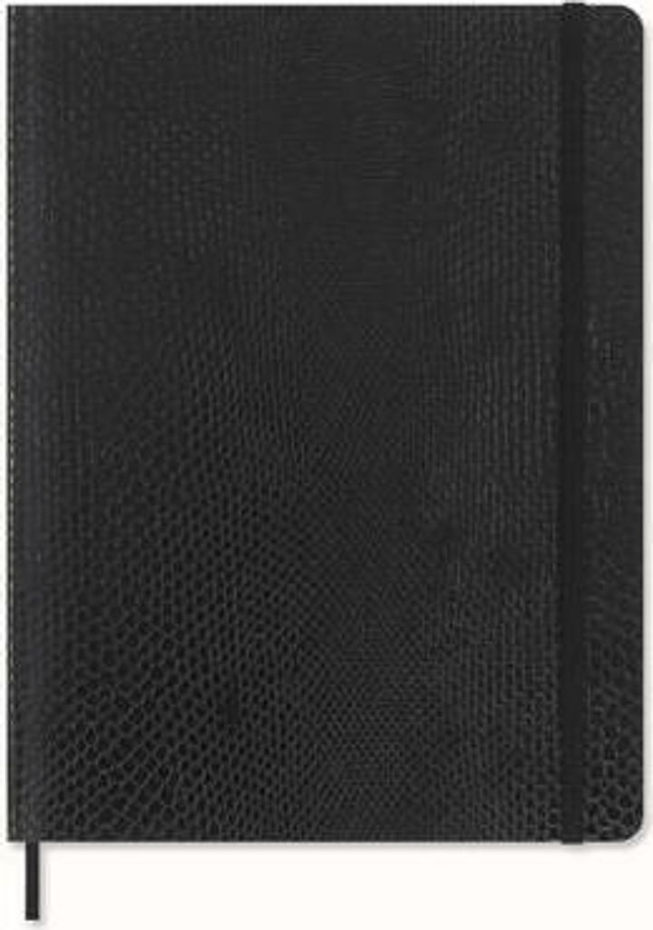 Moleskine Vegea Boa Notizbuch XL liniert weicher Einband schwarz in Box
