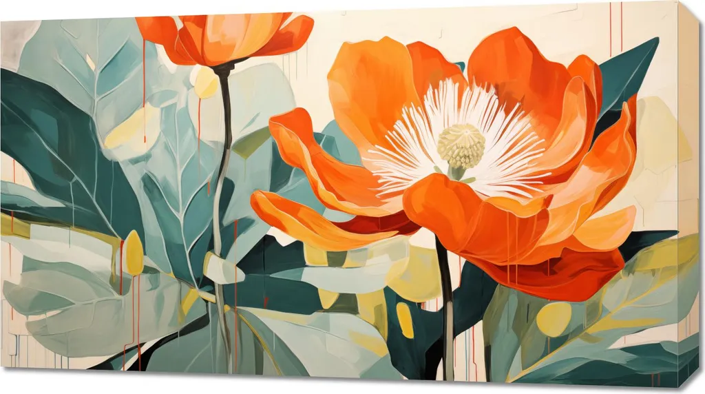 Quadro 90x50cm Paesaggistica vivace