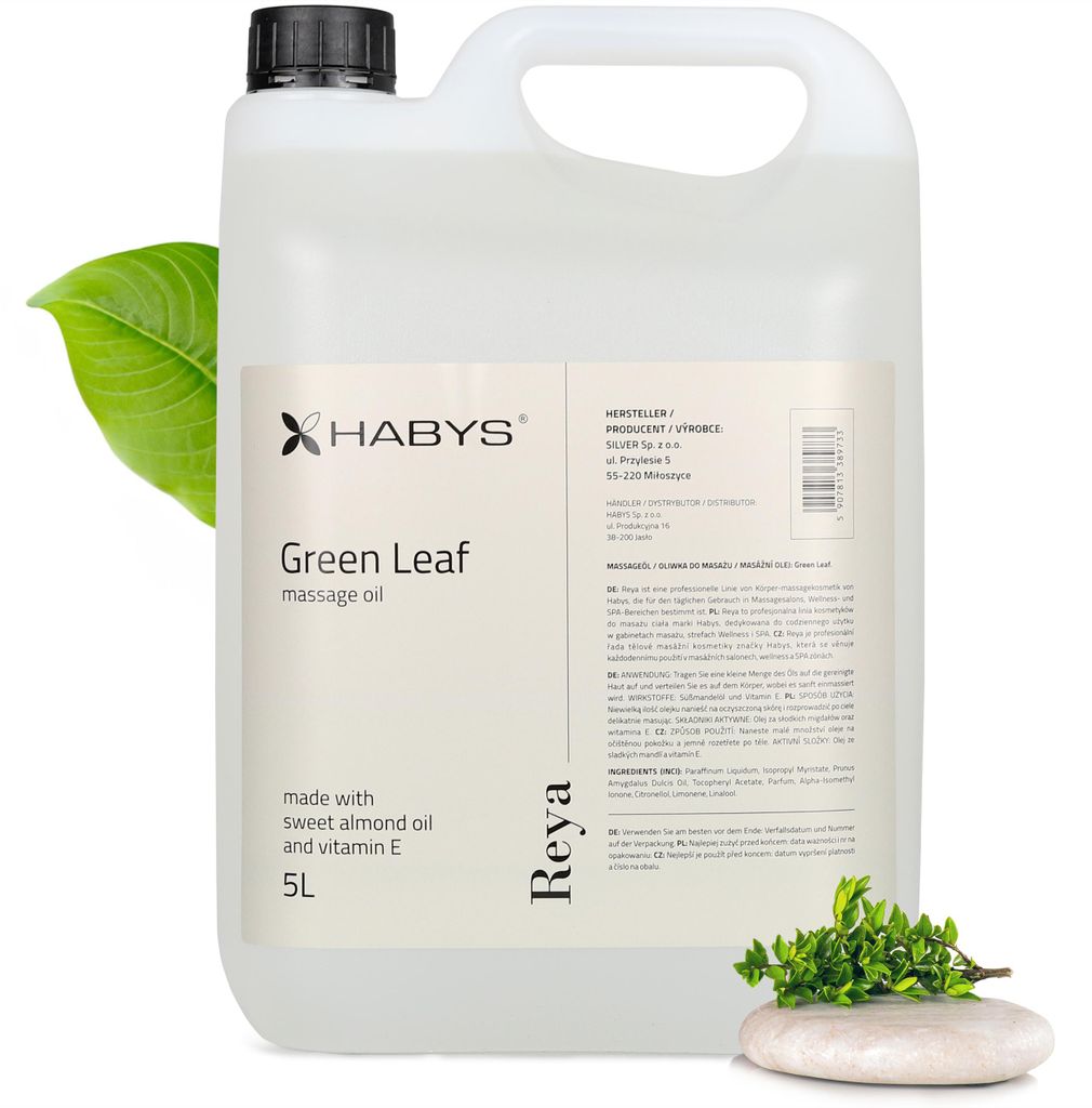 Ersatzmassageöl GREEN LEAVES 5000 ml Produktbild 