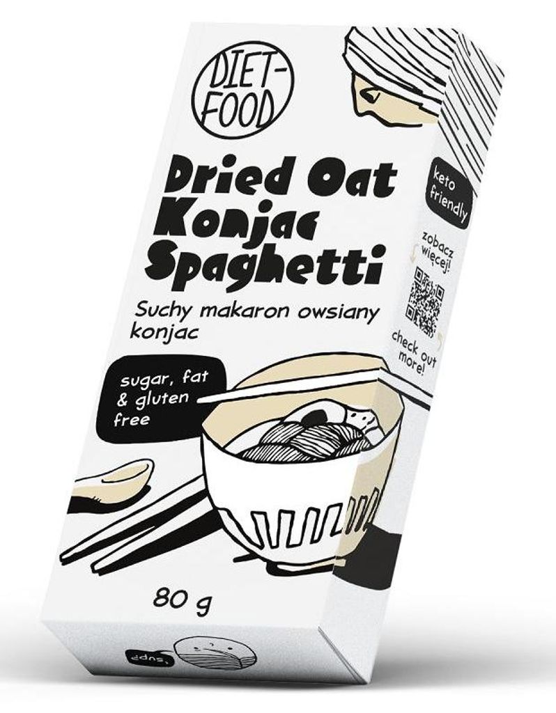 MAKARON (TROCKENER KONJAK - HAFER) SPAGHETTI, GLUTENFREI, Produktbild 