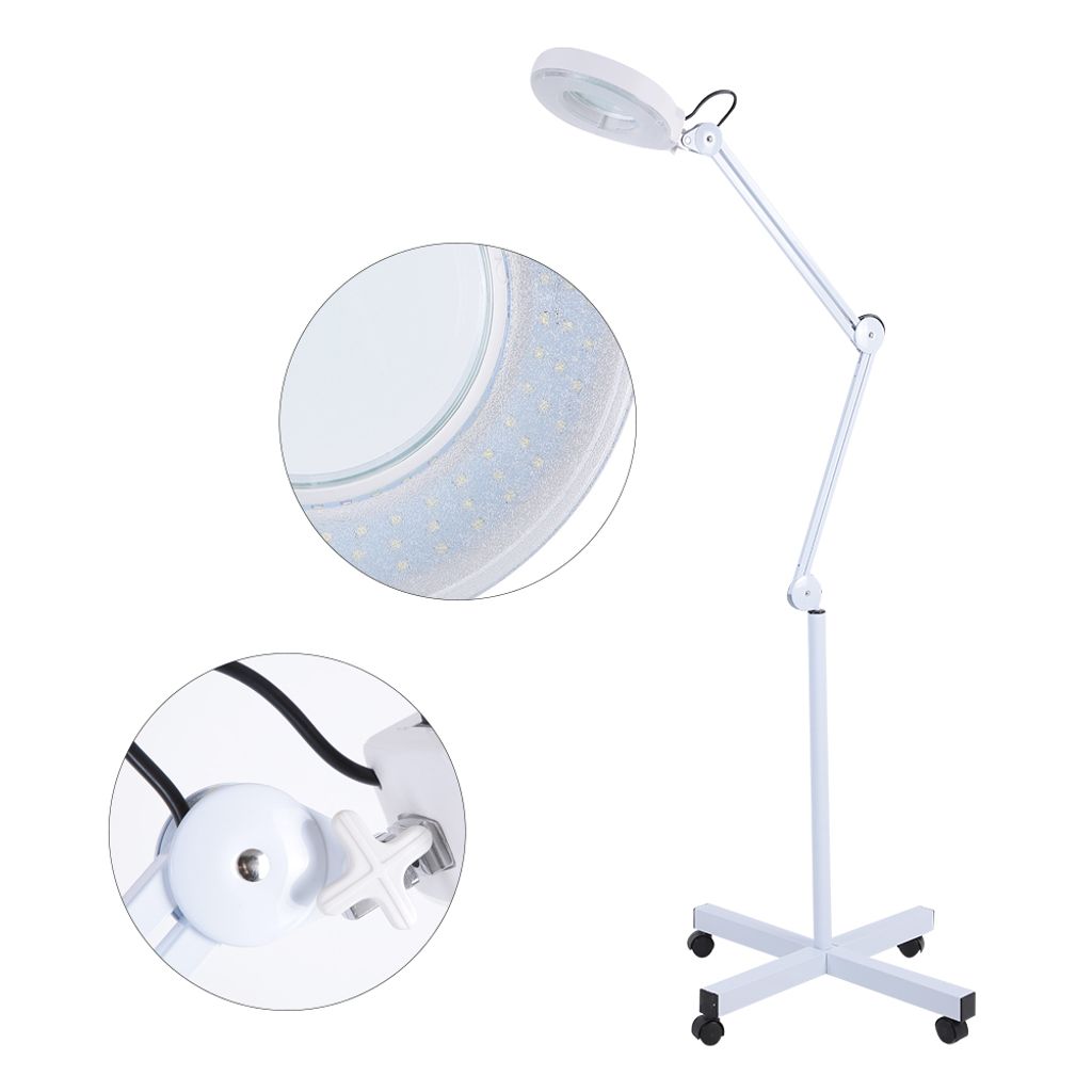 lED stojací lampa s 5násobným zvětšením, osvětlený Obrázek produktu 11
