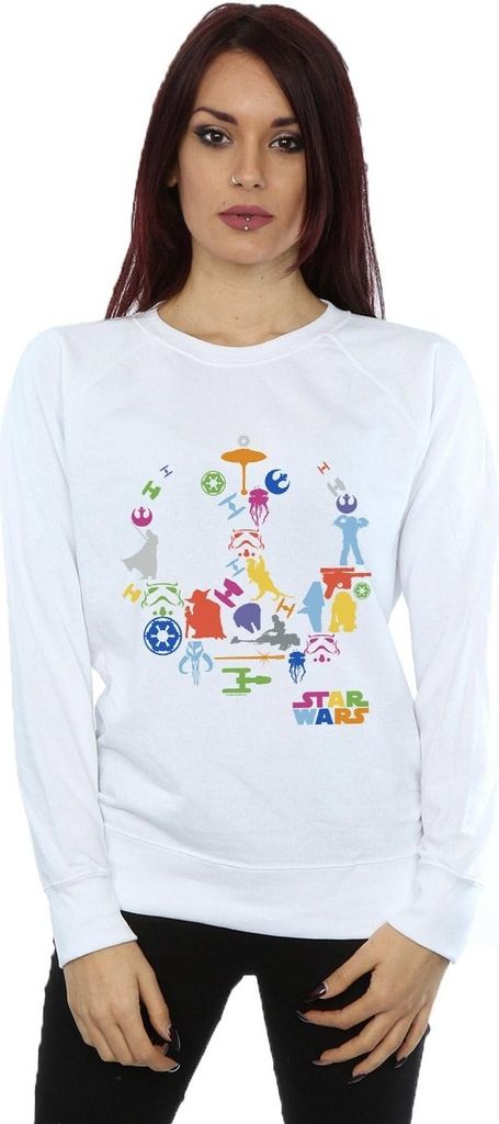Star Wars - Sweatshirt für Damen BI37788 (S) (Schwarz) Produktbild 