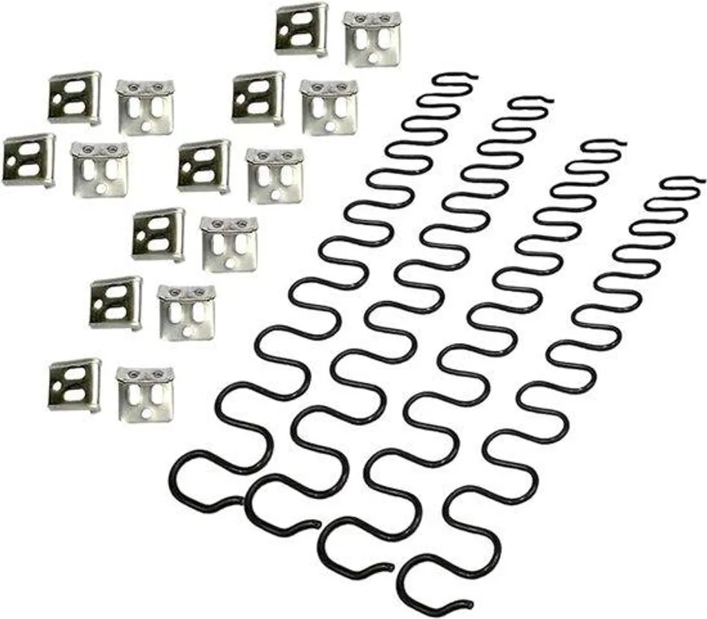 Solution canapé affaissé : Kit 4 ressorts 20 pouces et agrafes fil 4,0 mm