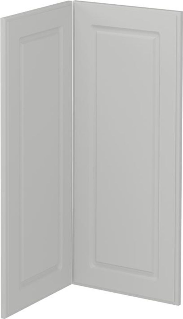 Küchenfront Vicco R-Line Weiß Landhaus 59.2 x 71.3 cm Möbelfront für den Eckunterschrank, Model 36339