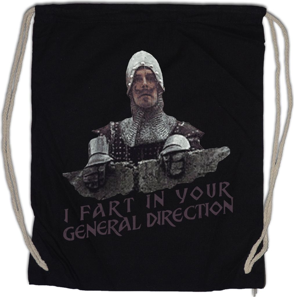 Urban Backwoods I Fart In Your General Direction, Turnbeutel, Farbe: Schwarz