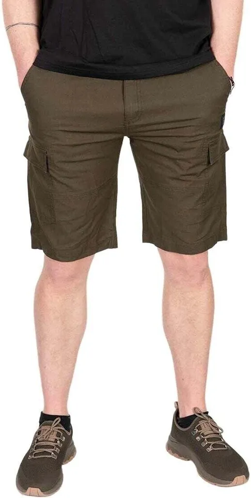Short Fox LW Khaki Combat Taille S - Tissu Léger et Multiples Poches