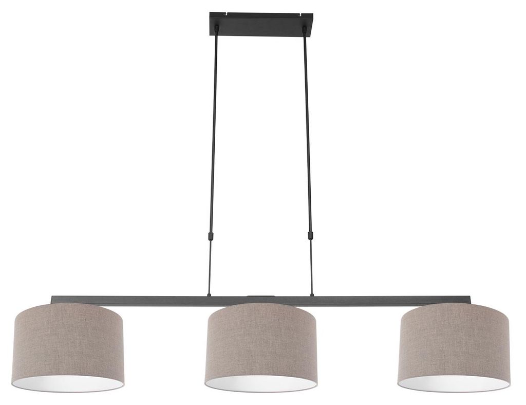 Steinhauer - lampa wisząca - Stang - czarny - len metal - Zdjęcie produktu 