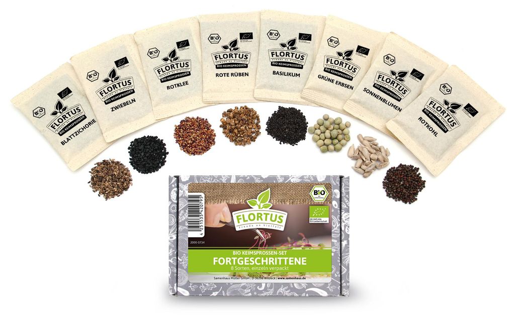 Keimsprossen Set Fortgeschrittene (8 Sorten) |  Produktbild 