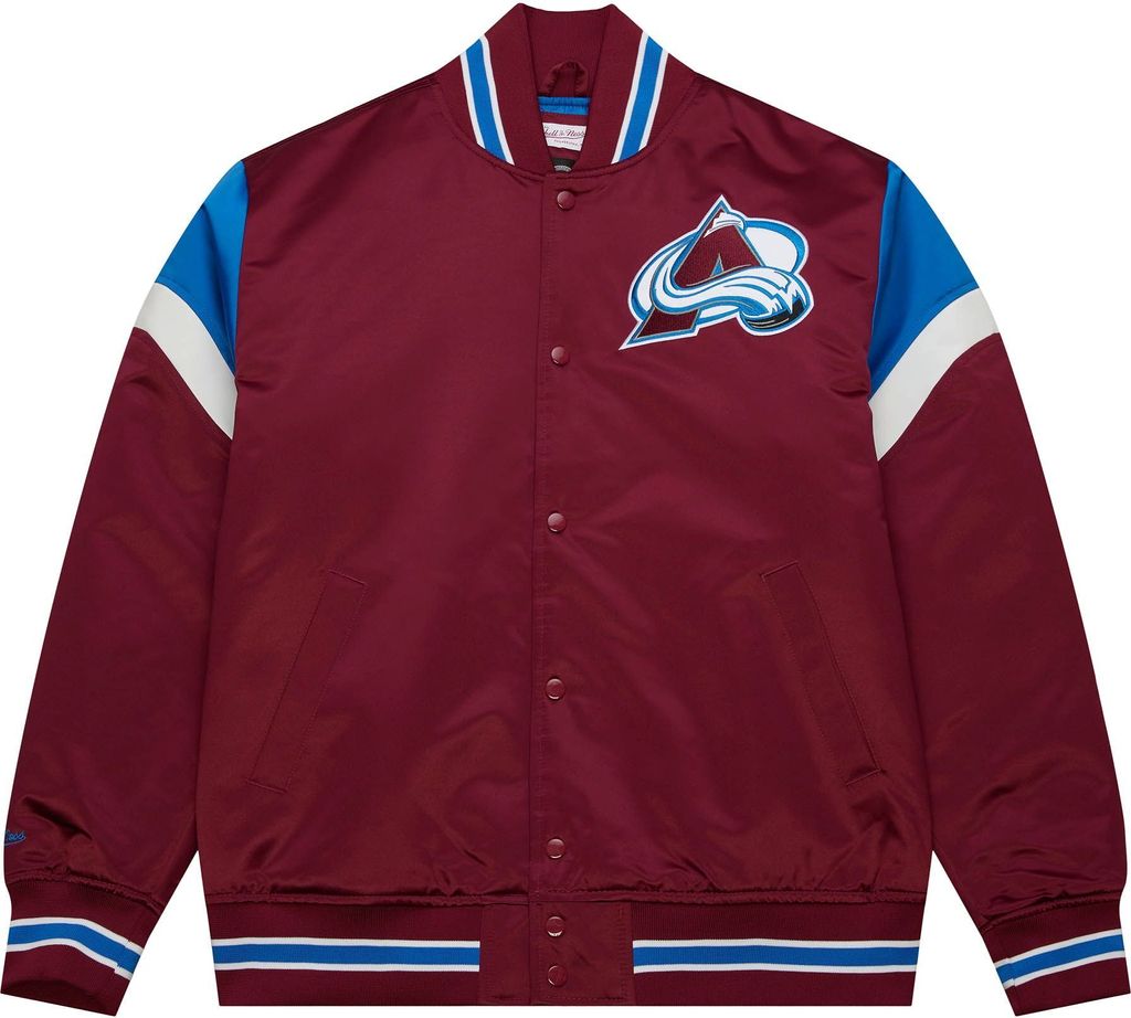 M&N Heavyweight Satin Jacke NHL Colorado Avalanche - L