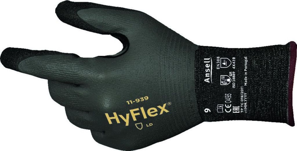 Ansell Handschuh Hyflex 11-939 Gr. 9