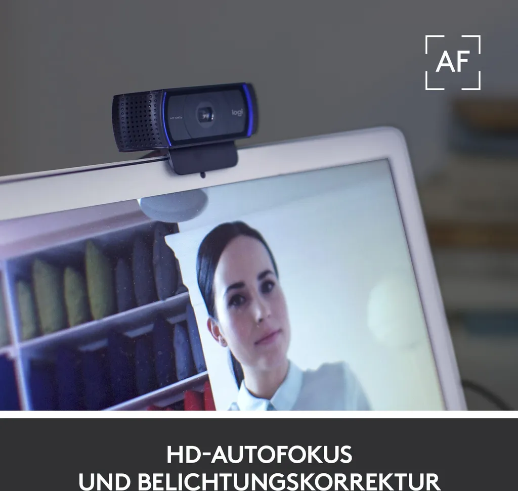 Logitech C920s webcam avec double micro stéréo et lentille en verre - 35